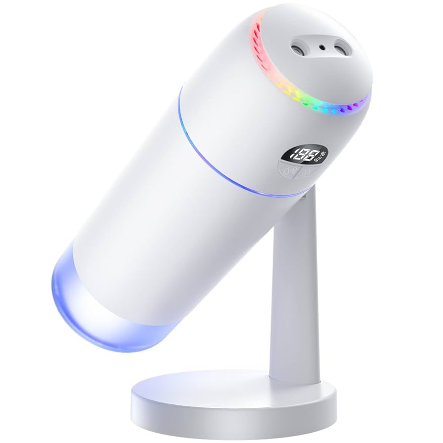 大容量 加湿器 上下180角度調整 超音波式 USB充電式 加湿器